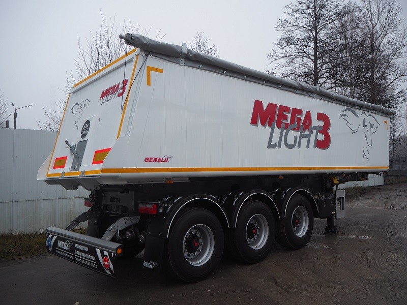 Самосвальные полуприцепы MEGA "Light" 25-33 куб.м.